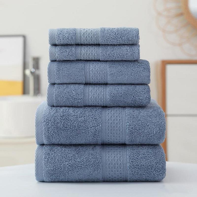 3pcs Luxurious Cotton Towel Set Ultra Soft Highly Absorbent Includes 1 Bath Towels 1 Hand Towels 1 Washcloths For Home Bathroom