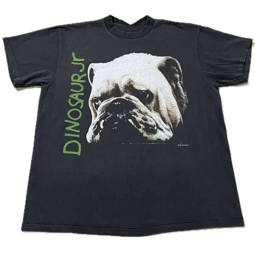 Trend DINOSAUR JR BULLDOG Black Color Full Size Unisex T-Shirt XXXXL