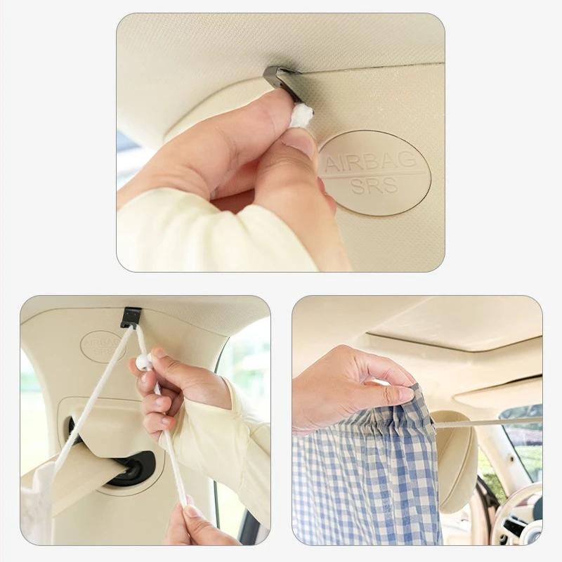 1PC Car front and rear partition curtain sunshade curtain sunblock intermediate air conditioning barrier privacy curtain