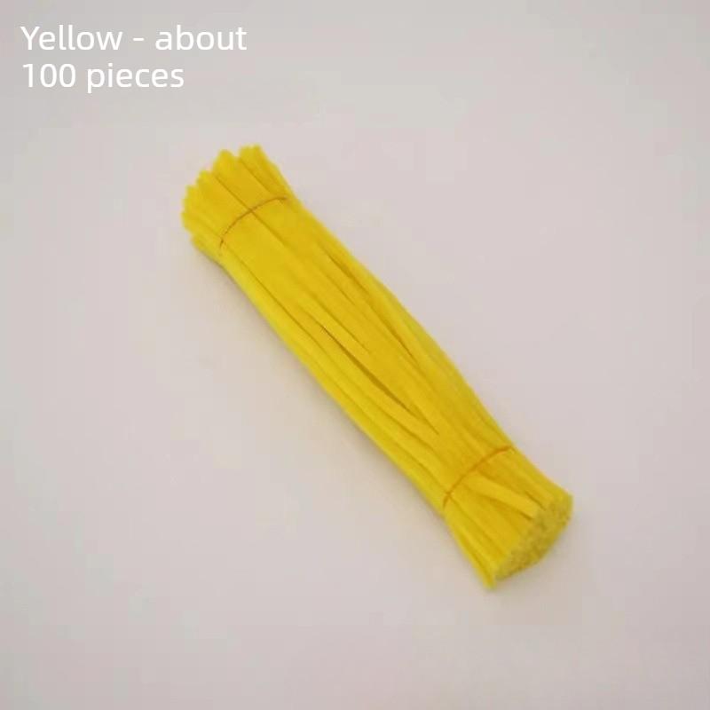 100-1000PCSMacaronColor ChenilleStems DIY Craft Pipe Cleaners for Kids Handmade Bouquet Hairband Flower Arrangement Stem Tie Kit