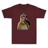 Thinking Monkey Funny Monkey Animal Meme Gift Novelty Unisexs Short Sleeve Tshirt