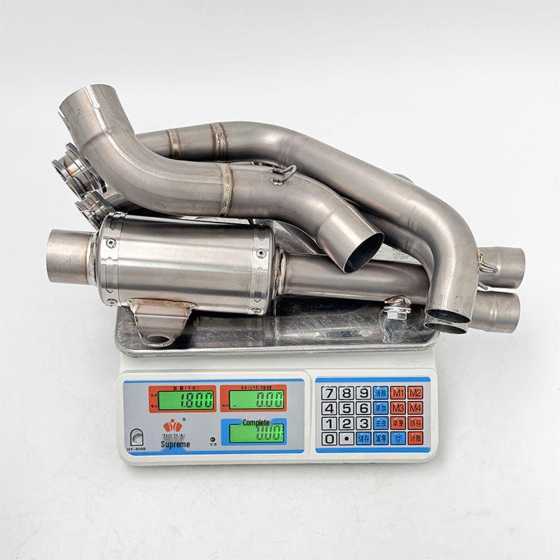 Stainless Steel Front Section for GSX-8R/S Titanium Alloy Exhaust Modification