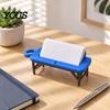 Miniature Spa Furniture Mini Massage Table Business Card Holder, Creative Organizer with U-shaped Headrest Therapy Room Decoration And Towel, Display
