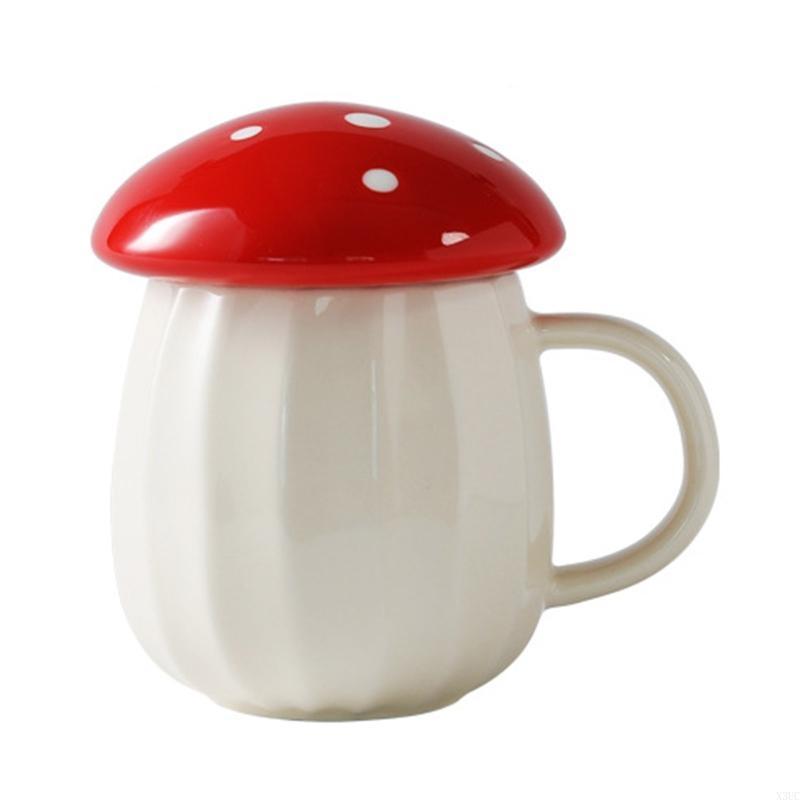 

Mushroom Coffee Tea Cup Home Gift for Home Office Valentines X3UC красный