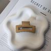 6.5" Korean Style Matte Rectangular Claw Clip - Women's Versatile Hair Accessory