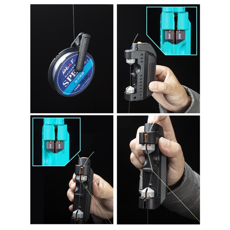 Fishing Bobbin Winder Fishing Hooks Tier Line Winder Binding Tools Electric Knot Knitting Machine Fishing Line Tools