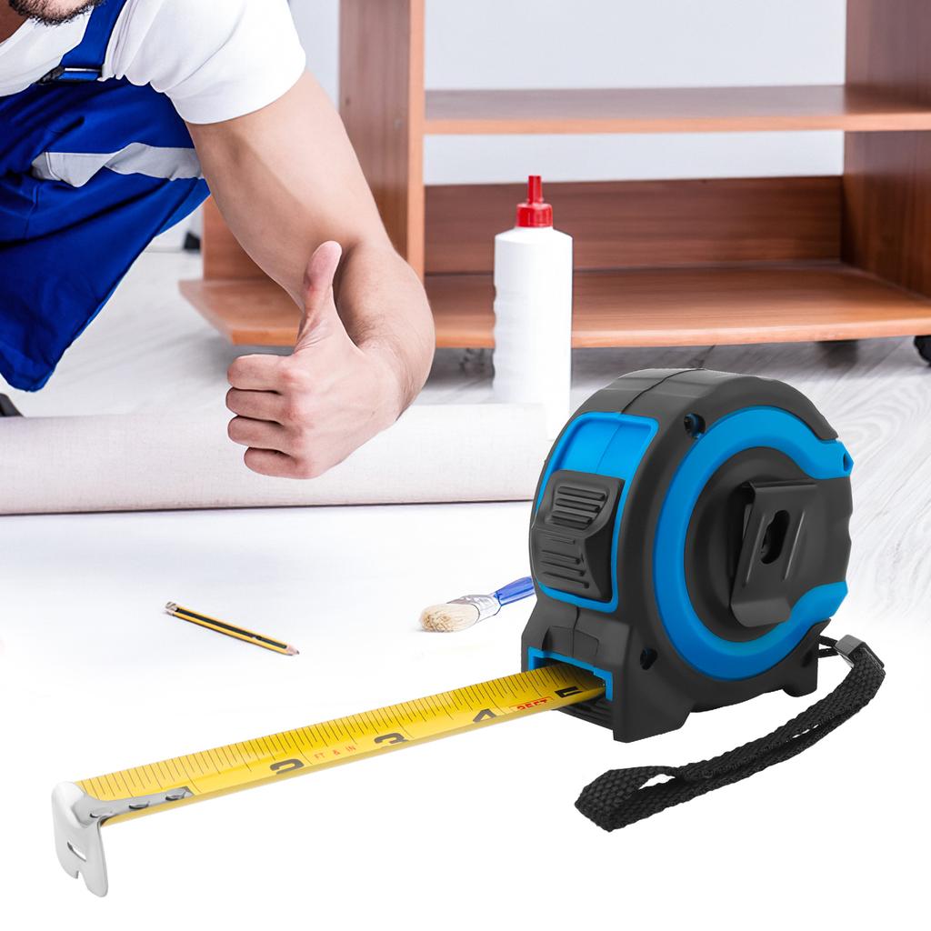 Imperial Self Locking Tape Measure 1/8 Inch Fraction Markings Two Sizes Heavy Duty Professional