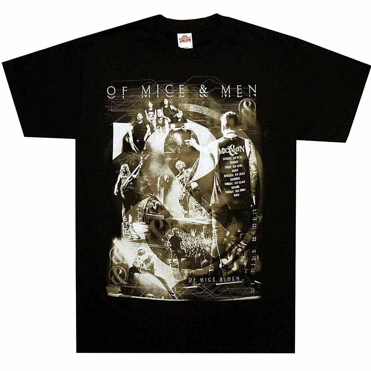 Of Mice And Men Band Photo Shirt T-Shirt Metal T-Shirt New XXL