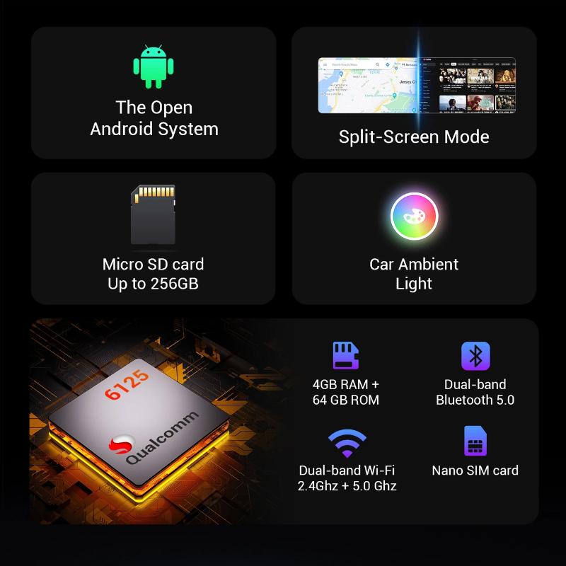 Aibox Smart CarPlay-boks Android 13.0 Bilkonverter for Bil-Maskin-Sammenkobling CarPlay-boks