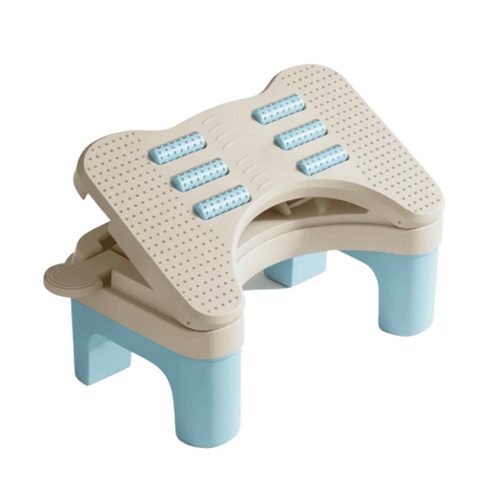 Hollow Out Adjustable Footstool Nonslip Bottom Office Desk Leg Rest Under Desk Footrest  Home Study