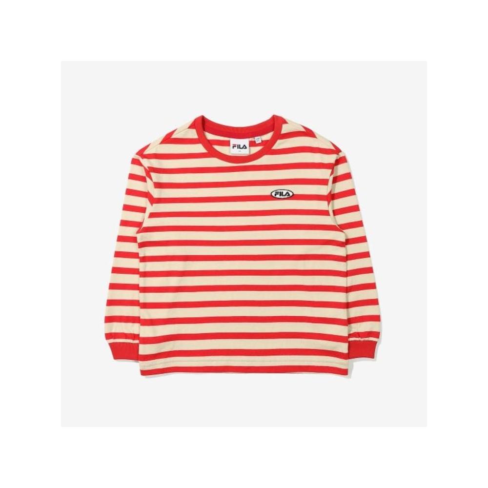 

[fila Kids] Детская полосатая футболка с длинным рукавом Fk2rle3105x Lbe q0zFk2rle3105xLbe LIGHTBEIGE/110