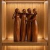 Resin Sisters Figurine Realistic Desktop Decorations Perfect Harmony Friendship Sculpture  Office
