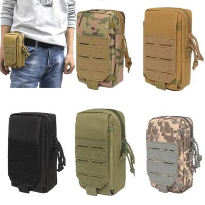 Tactical Waist Pack Silent Zipper Nylon Mobile Phone Bag Edc Belt Pouch Scratch Resistant Small Tool Bag For Outdoor Recreation
