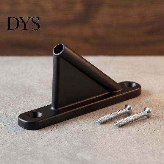 Mini Flag Pole Base Stick Holder with Screws, Wall Mount Small Flagpole Bracket Holder, Display for Classrooms Offices Shops