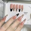 Leopard Print French Chic Wearable Nail Art for Trendy Girls