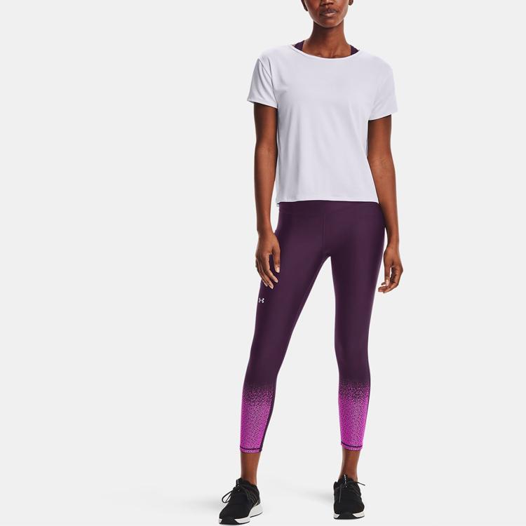 Under Armour Training Loose Breathable T-Shirt Women Tops White 1364661-100