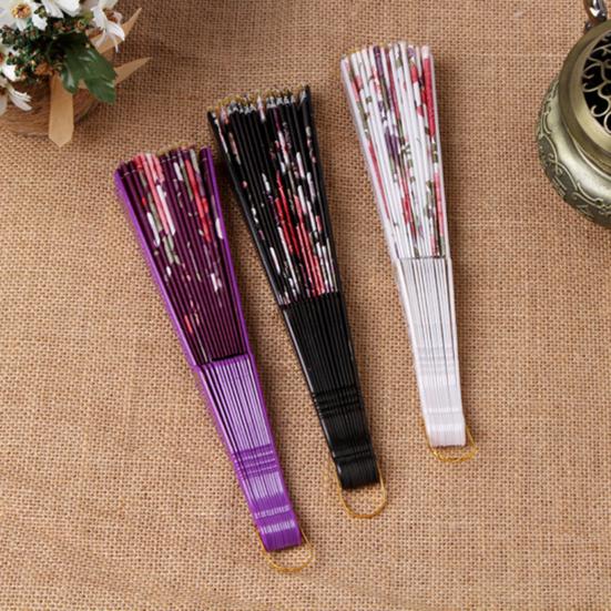 

Танец Фанат Красивый Арт Крафт Орнамент Легкий Тонкий Китайский Стиль Цветочный Принт Портативный Шоу Аксессуары