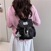 Large Capacity Star Print Drawstring Backpack Students School Bag  Junior High School Students