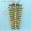 Poyasa Caucasus Breastplate Chest Bibs For Women Retro Gold Silver Color Turks Body Jewelry Hand Sewing Clothing Accessories