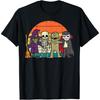 Witch Skeleton Mummy Vampire Retro Halloween Boys Girls Kids T-Shirt