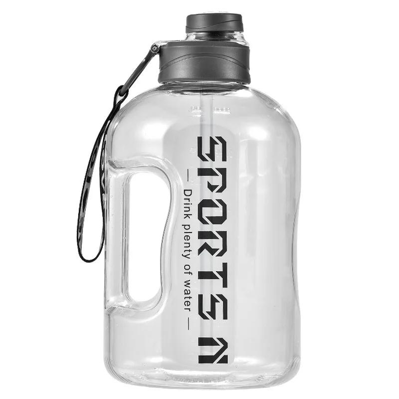 1.7L/2.7L/4L/5L Sports Water Bottle Fitness With Scale Gradient Kettle Outdoor Cycling Portable Water Kettle Men Drink Bottle