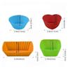 40Pcs Silicone Bakings Cups Cupcakes Liner Muffins Cake Bakings Molds Muffins Cup Nonstick Bakings Cups Bakewares Multicolor