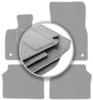 Gray Car Mats For: BMW 5 GT F07 Liftback (2009-2017)