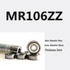Haizailai MR106ZZ Miniature Ball Bearings (10-Pack)