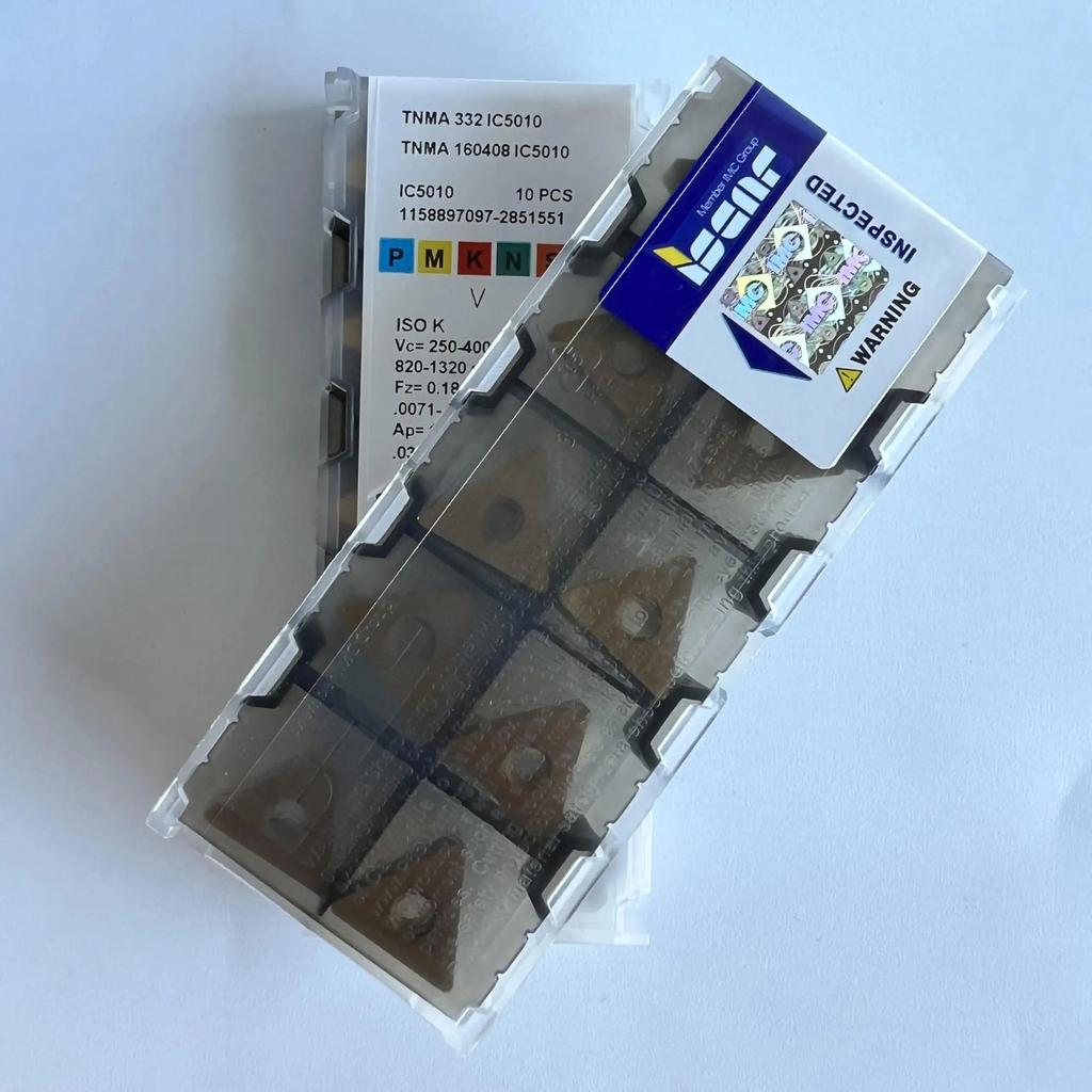 ISCAR / TNMA160408 IC5010 /Industrial indexable Carbide Inserts 10 PCS