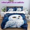 Starry Sky Animals Pattern Bedding Quilt Set Quilt Cover Pillowcase Home Decoration Birthday Gift (1 * Duvet Cover + 2 * Pillowcase, Without Core)