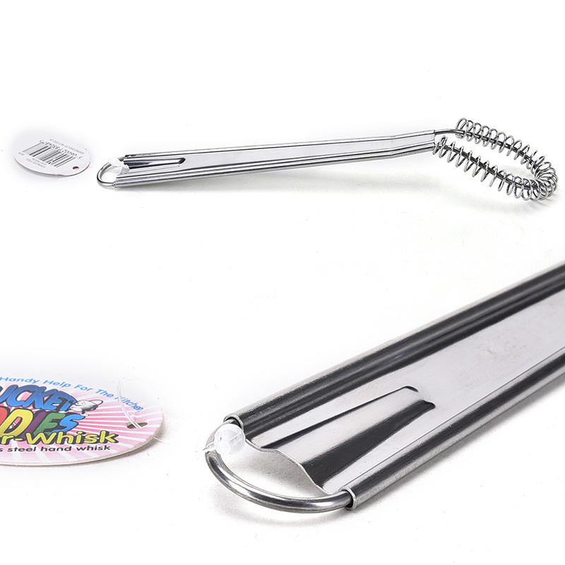 2016  Cooking Tools Steel Egg Beater Mini Whisk Milk Frother Foamer Coffee Mixer Spring Sauce Blender Accessoire De Cuisine