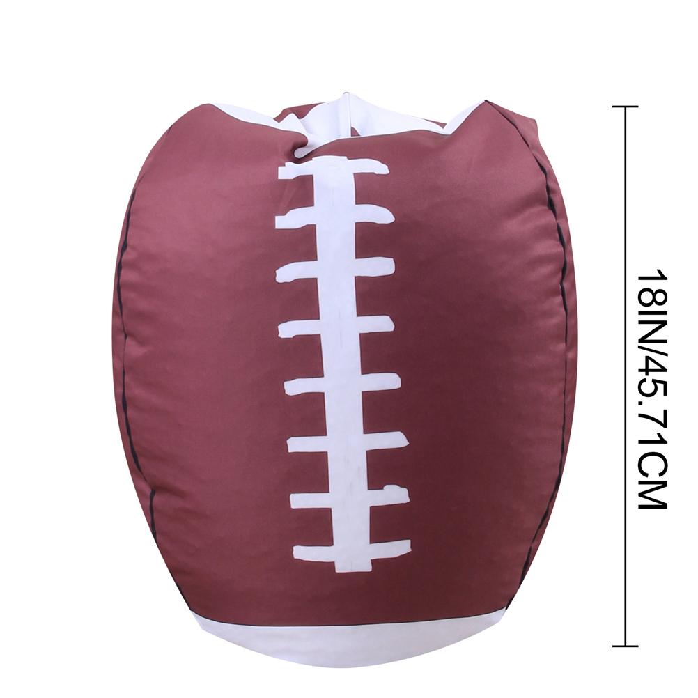 Storage Bean Bag Chair 18 Inch Beanbag Cover with Zipper for Kids Plush Toys Game Play