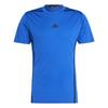 D4T PS Tee Comfortable Versatile Simple Fashion Solid Color Short Sleeve T-Shirt Men Tops Blue JJ1354