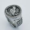 Blackened Magpie Bird Ring