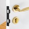 Double Holes Front Door Security Devices Rustproof Heavy-Duty Reinforcement Plate  Door Handle