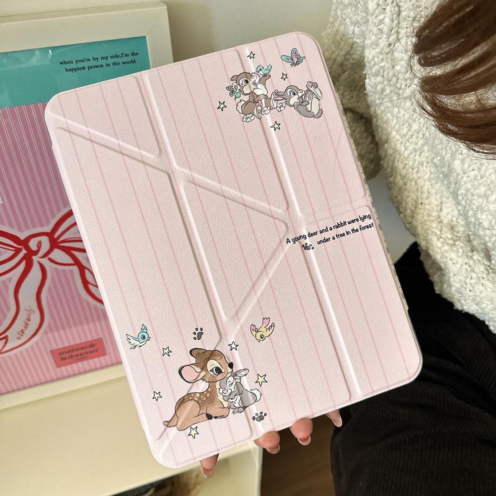

Для 2025 iPad Air 11 Чохол iPad 10-го 9-го 8-го 7-го покоління 11-го A16 7 8 9-го Мультяшна зірка Чохол Gen iPad Pro11 M2 M3 M4 Тримач для олівця Mini 6 Чохол For Air 11 2024 2025 рожевий