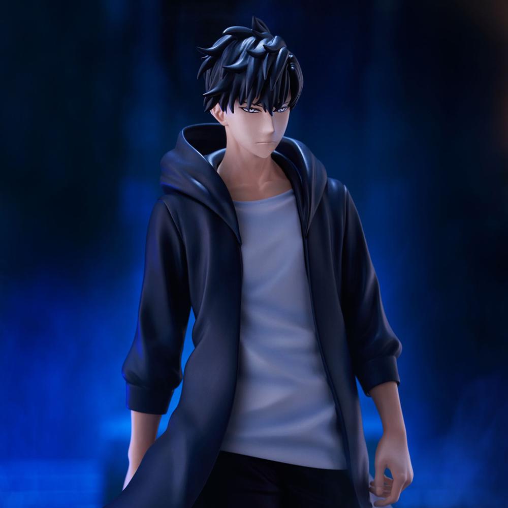 Solo Anime Figur Sung Jinwoo stehend Action Figur Sung Jin Woo Figur Statue Modell hübsch Sammlung Erwachsener Junge Anime Geschenk