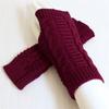 Women Winter Warm Fashion Knitted Arm Fingerless Gloves Outdoor Soft Touchscreen Mittens