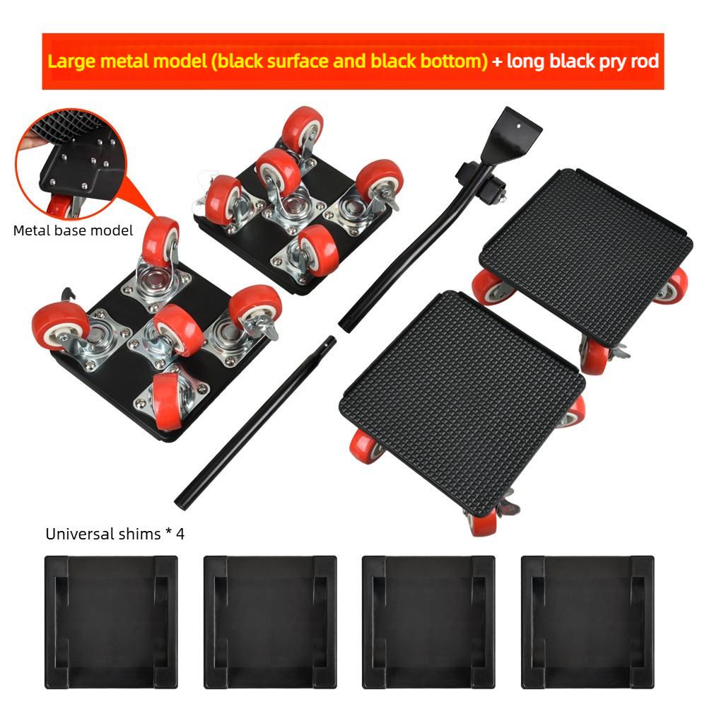 360° Universallräder Möbeltransporter Set Super Hohe Tragfähigkeit Mobiles Transportgerät Schrankhandling Universalwerkzeug