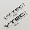 3D Metal Car Letters I VTEC Logo Rear Trunk Tail Badge Emblem Decals For Honda Civic Accord Jazz VEZEL Auto Sticker Accessories