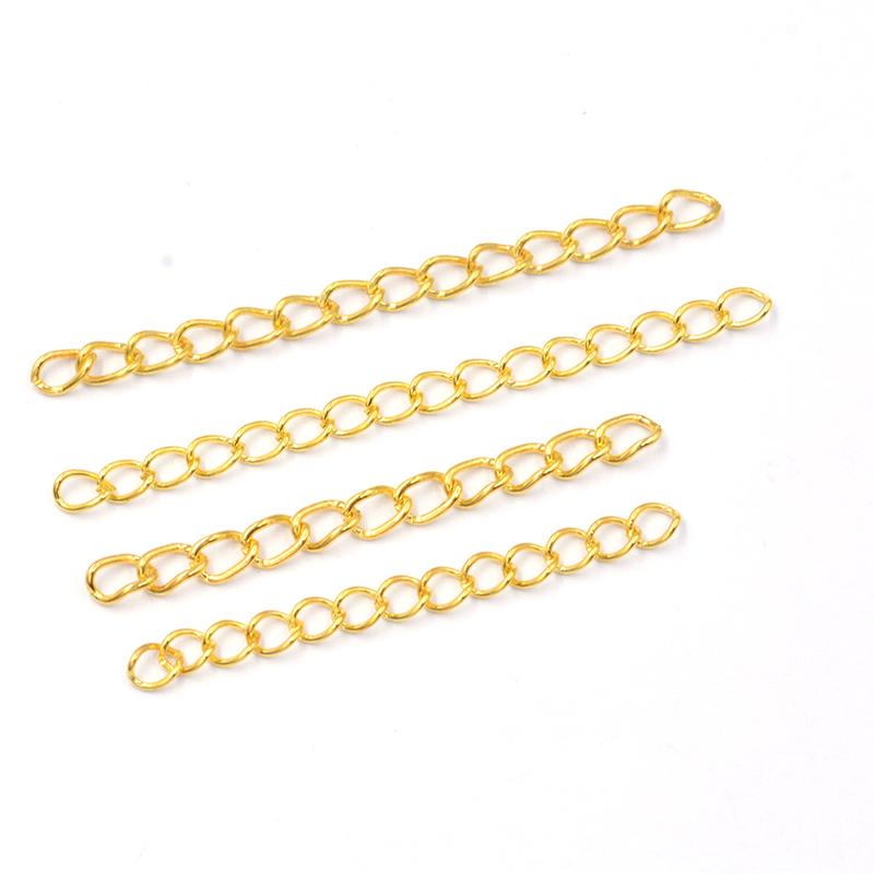 

Удлинительная цепь, объемное ожерелье, браслет, короткие цепи, 5 см, 7 см, соединительная цепь для самостоятельного изготовления ювелирных изделий 7cm 50pcs золотой