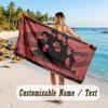 Custom Name Large Beach Towel,ENHYPEN Quick Absorbent Towel For Outdoor Travel Poolside