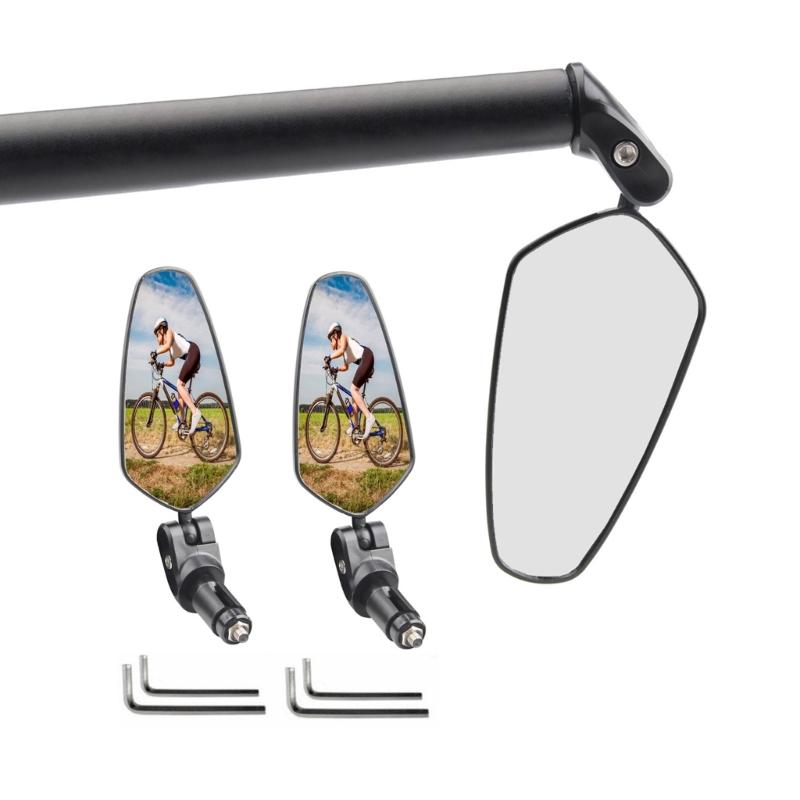 Bike Mirror All Degree Rotatable Cycling Rear View Mirrors Bicycles Handlebar Rearview Mirror Safe Mirror with Wrench