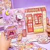 Cartoon Sticker Book Kpop Decorative Scrapbooking Stickers Cute Material Sticker Decoration