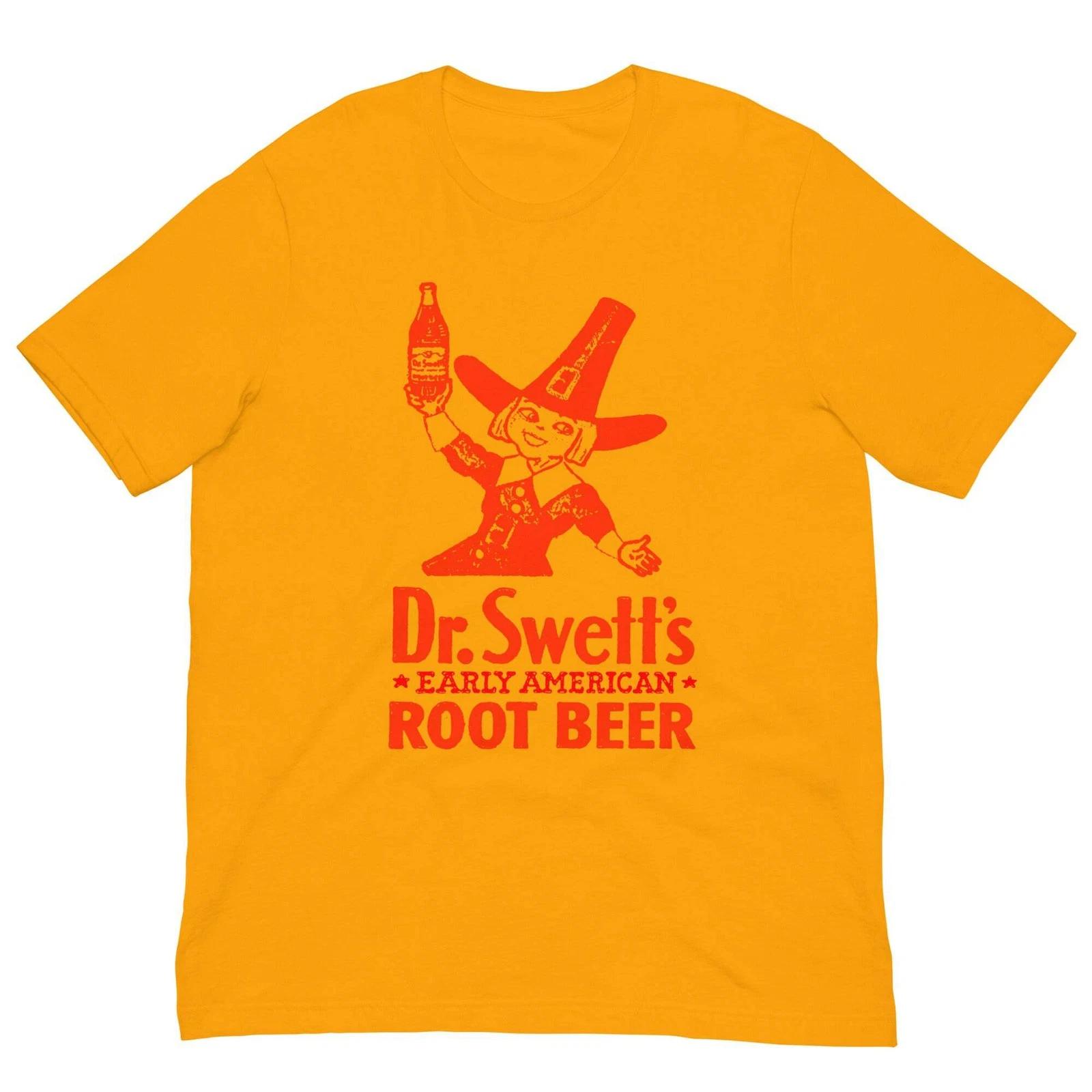 

Vintage Retro Root Beer T Shirt Dr Swett s Soda Pop Graphic Tee For Men Women M