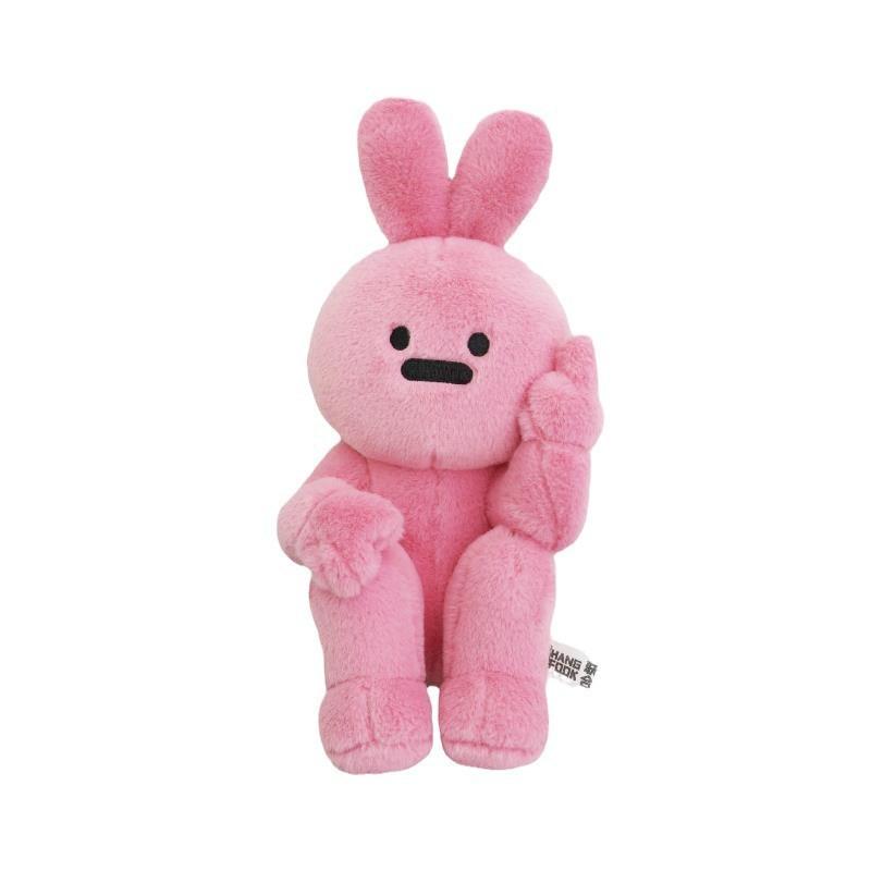 Funny despise rabbit creative niche friendly gestures rabbit plush toy doll doll gift men and women