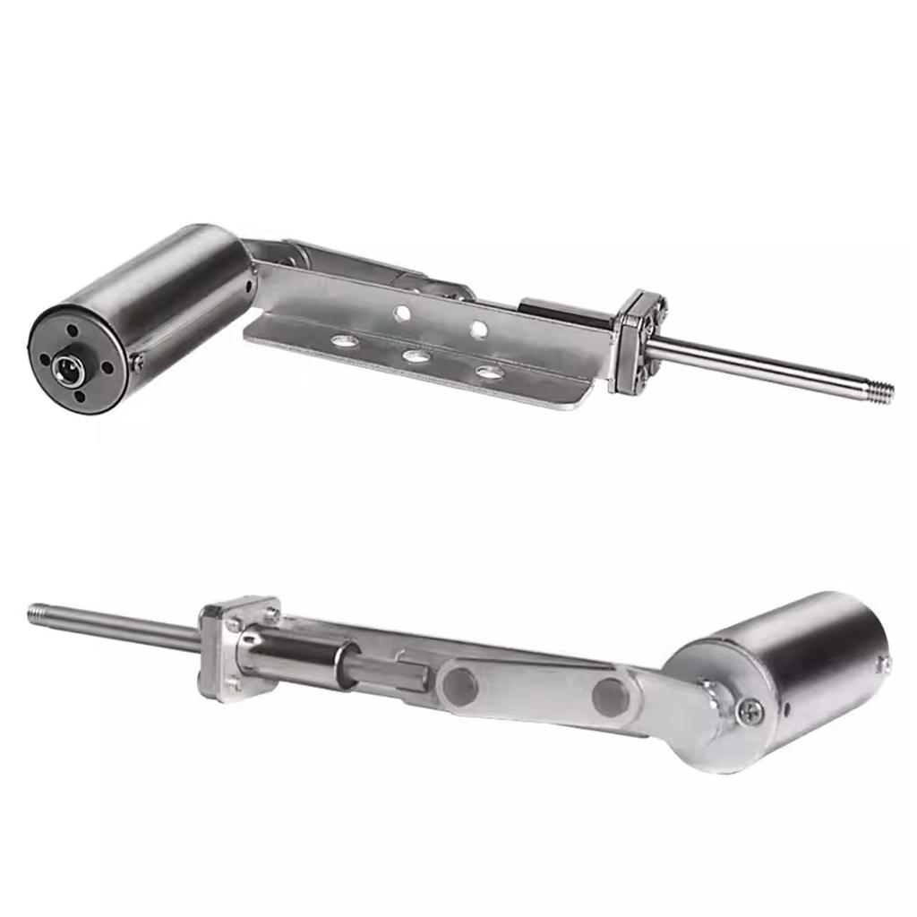 Reciprocating Shaft Metal Micro Telescopic Linear Actuator 39mm Stroke Reciprocating Mechanism Motor, M6 Thread, 30-270rpm