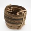 Bananna Leaf & Seagrass Large Baskets – Natural Browns- Set of 3