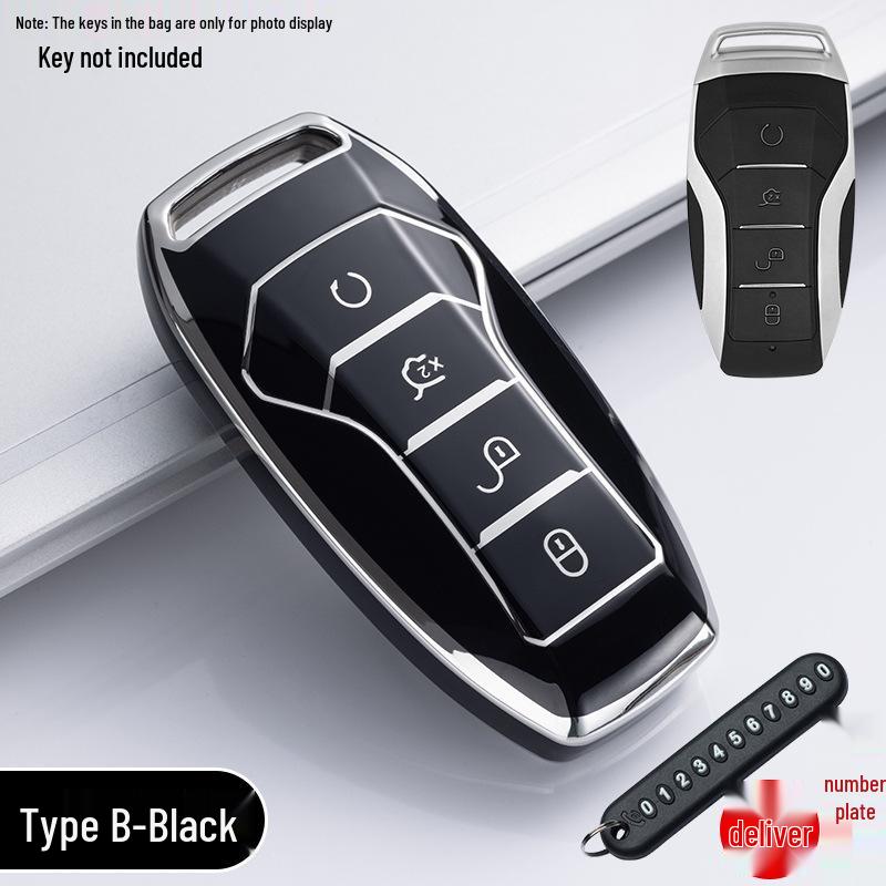 BYD Key Case for Dolphin, Song Plus, Qin DMi, Han EV, Yuan Pro, Tang, Seal, Destroyer 05 Car Models