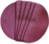 1pc American Style Home Placemat Handmade PP Woven Coffee Dining Table Decoration Mat Diameter 38cm Thermal Insulation Pad